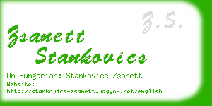 zsanett stankovics business card